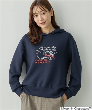 【ムーミン】ムーミンパーカー(ネイビー-M)