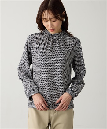 Petit Honfleur シャーリングプリントプルオーバー_variationthumb_3