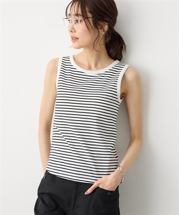 カップ付タンクトップ【取り外し可能カップ付き】(アイボリー-M)