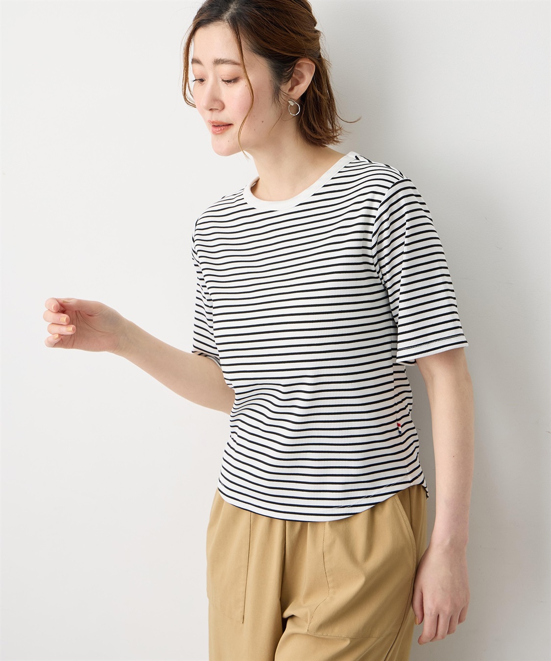 Petit Honfleur カップ付Tシャツ【取り外し可能カップ付き】_variation_1