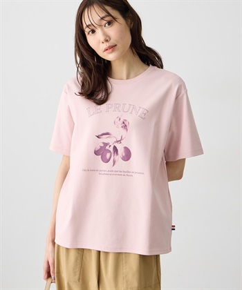 Petit Honfleur ビンテージ風フルーツTシャツ【オーガニックコットン】【UVカット・接触冷感】_variationthumb_2