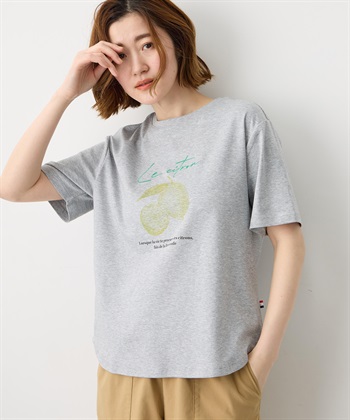 Petit Honfleur 配色フルーツTシャツ【オーガニックコットン】【UVカット・接触冷感】_variationthumb_2