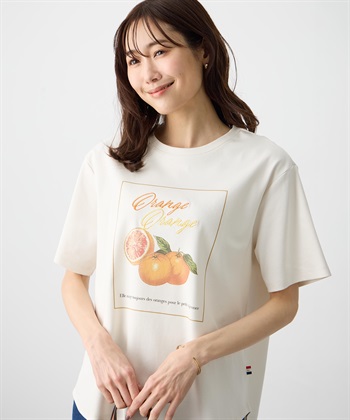 Petit Honfleur 配色フルーツTシャツ【オーガニックコットン】【UVカット・接触冷感】_variationthumb_3