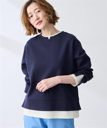 Petit Honfleur レイヤード風スウェットプルオーバー_variationthumb_2