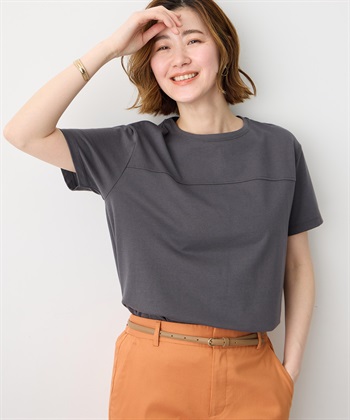 Petit Honfleur ラウンドヘム半袖PO【UVカット・接触冷感】【日本製】_variationthumb_3