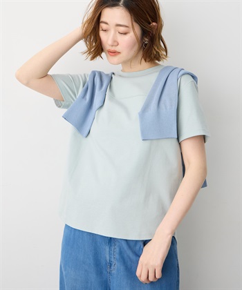 Petit Honfleur ラウンドヘム半袖PO【UVカット・接触冷感】【日本製】_variationthumb_5