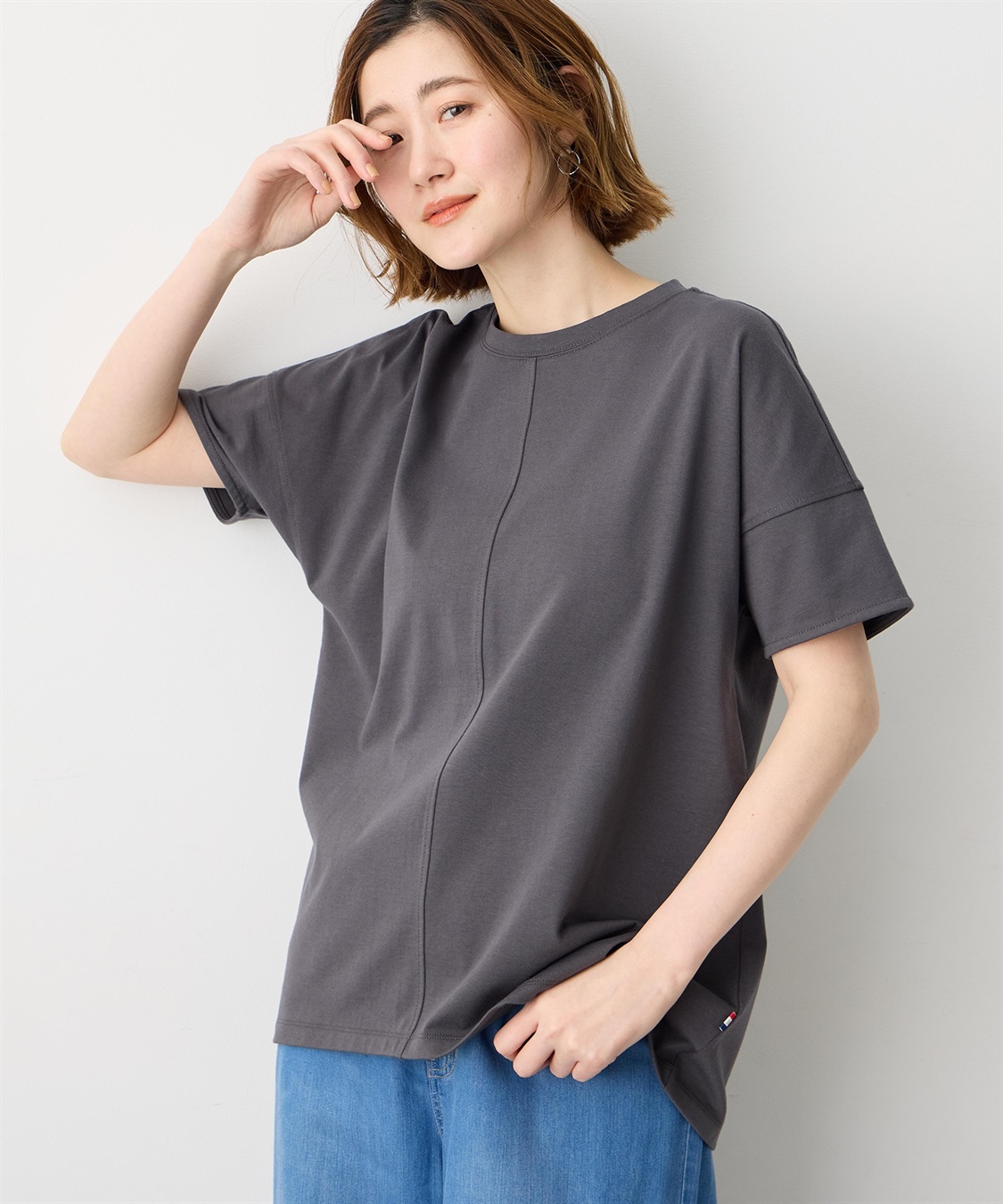 Petit Honfleur 袖切替チュニックPO【UVカット・接触冷感】_variation_3