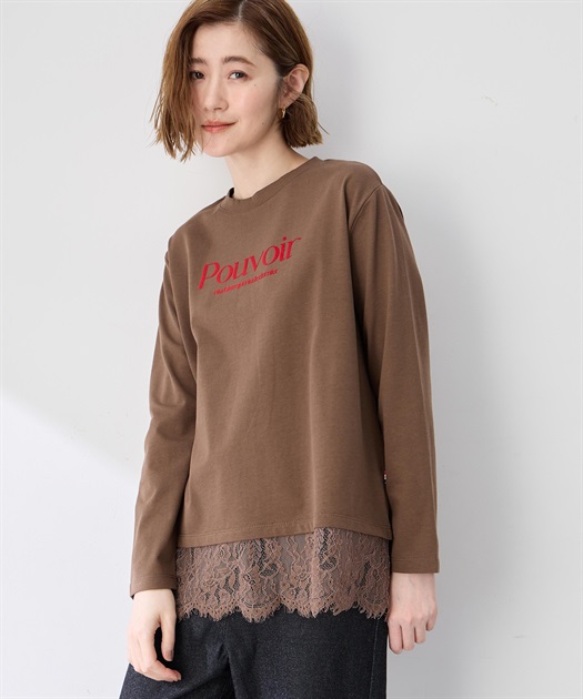 ヨーク刺繍切り替えブラウス Petit Honfleur｜クロスプラス公式通販サイト