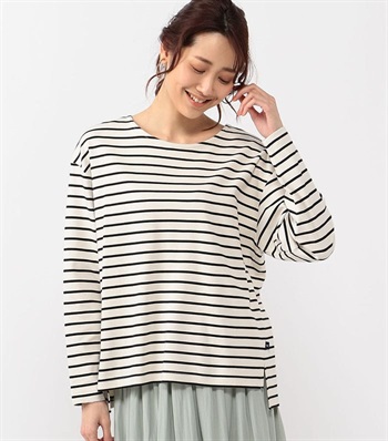 Petit Honfleur ハイゲージスムースボーダーTシャツ_variationthumb_3