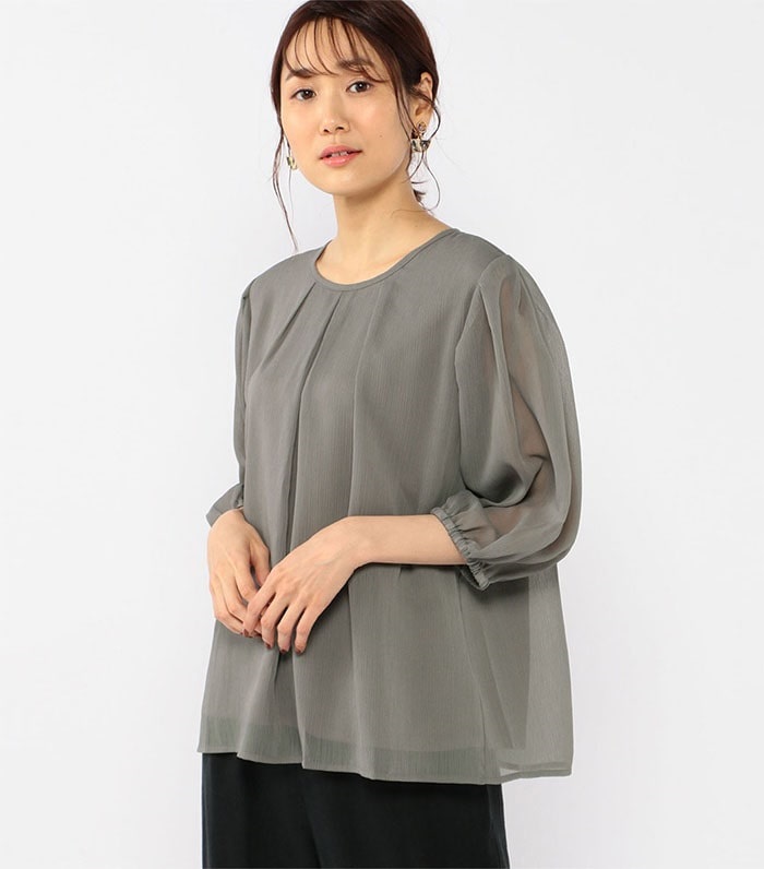 Petit Honfleur ボリュームスリーブTブラウス_main