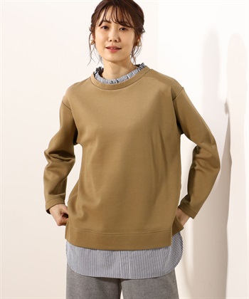 Petit Honfleur 1着完結　フリル衿重ね着風プルオーバー_variationthumb_2