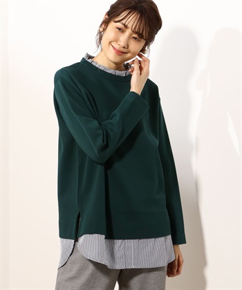 Petit Honfleur 1着完結　フリル衿重ね着風プルオーバー_variationthumb_3