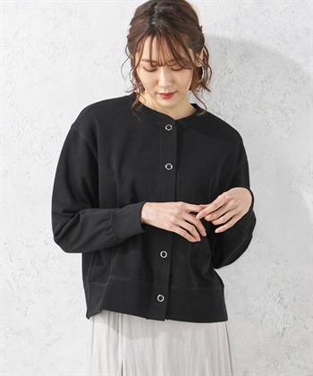 Petit Honfleur Wフェイススナップカーディガン_variationthumb_2