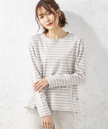 Petit Honfleur ボーダー長袖Tシャツ_variationthumb_2