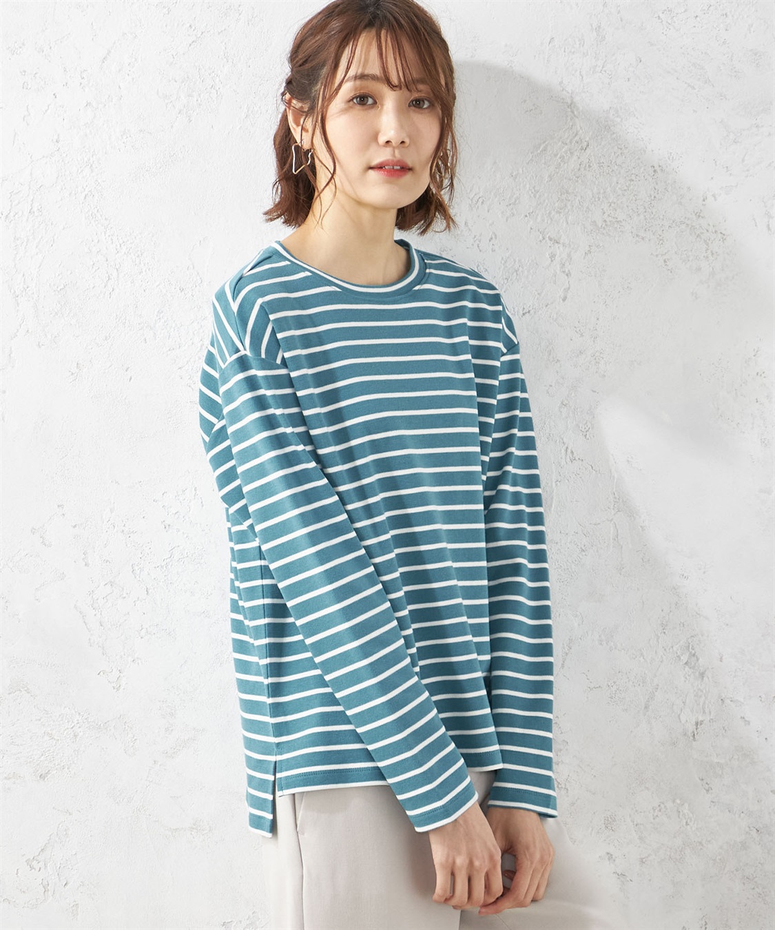 Petit Honfleur ボーダー長袖Tシャツ_variation_3