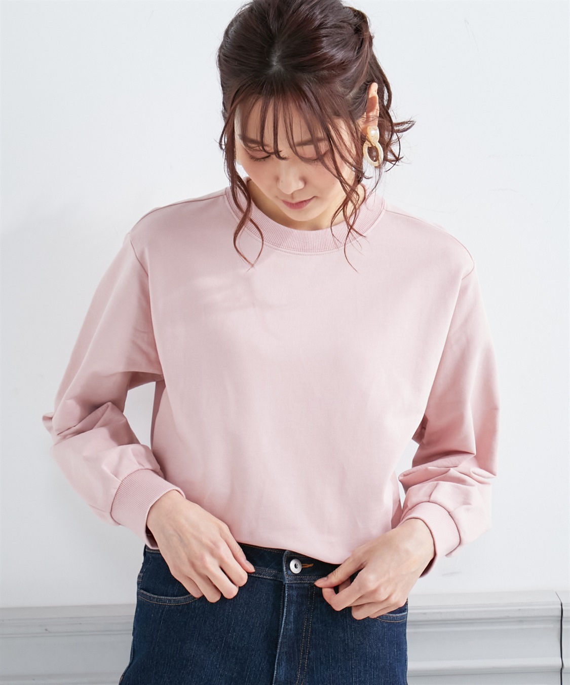 Petit Honfleur モックネックプルオーバー_variation_1