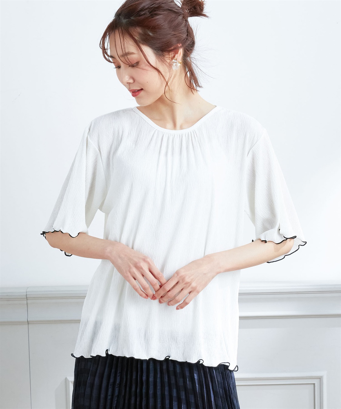 Petit Honfleur 配色カットプルオーバー_variation_1