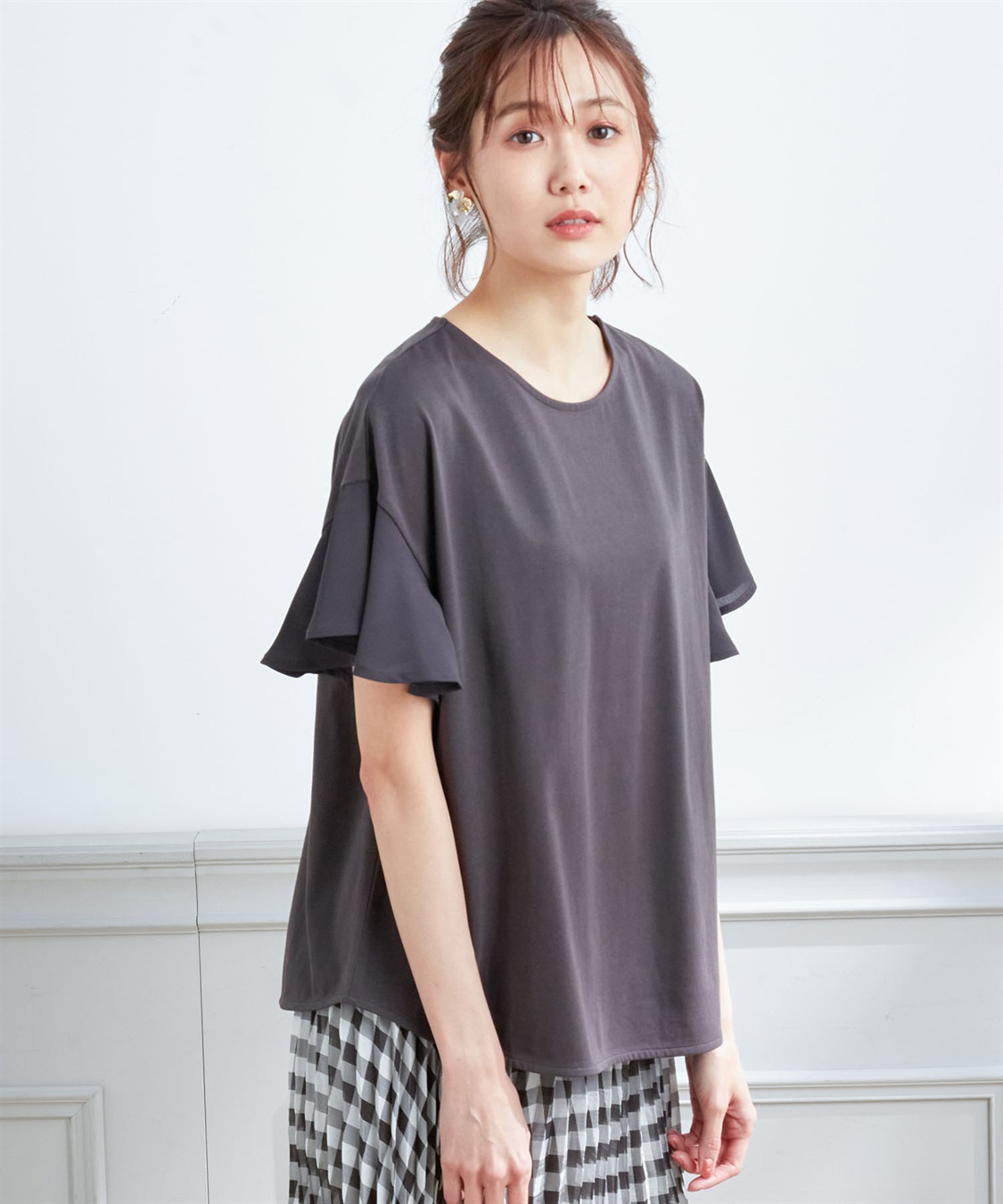 Petit Honfleur フリルスリーブカットプルオーバー_variation_2