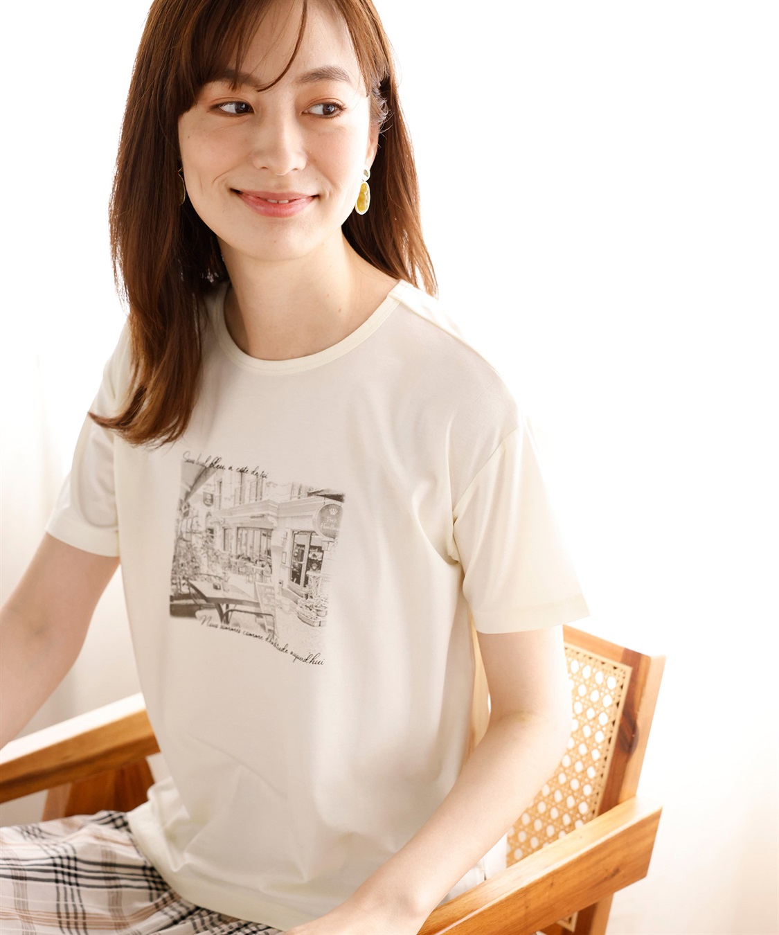 Petit Honfleur 【接触冷感】フォトプリントTシャツ_main