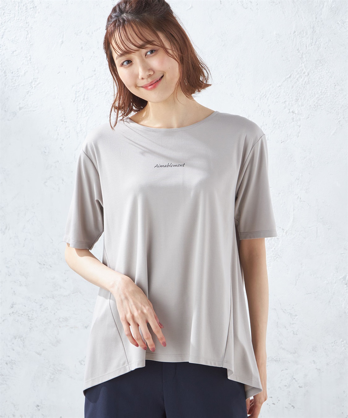 Petit Honfleur 【接触冷感】ロゴプリントプルオーバー_main