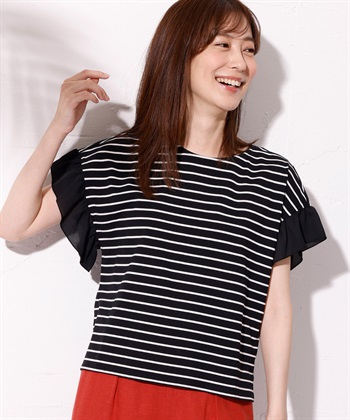 Petit Honfleur フリルスリーブプルオーバー_variationthumb_1