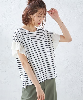 Petit Honfleur フリルスリーブプルオーバー_variationthumb_3