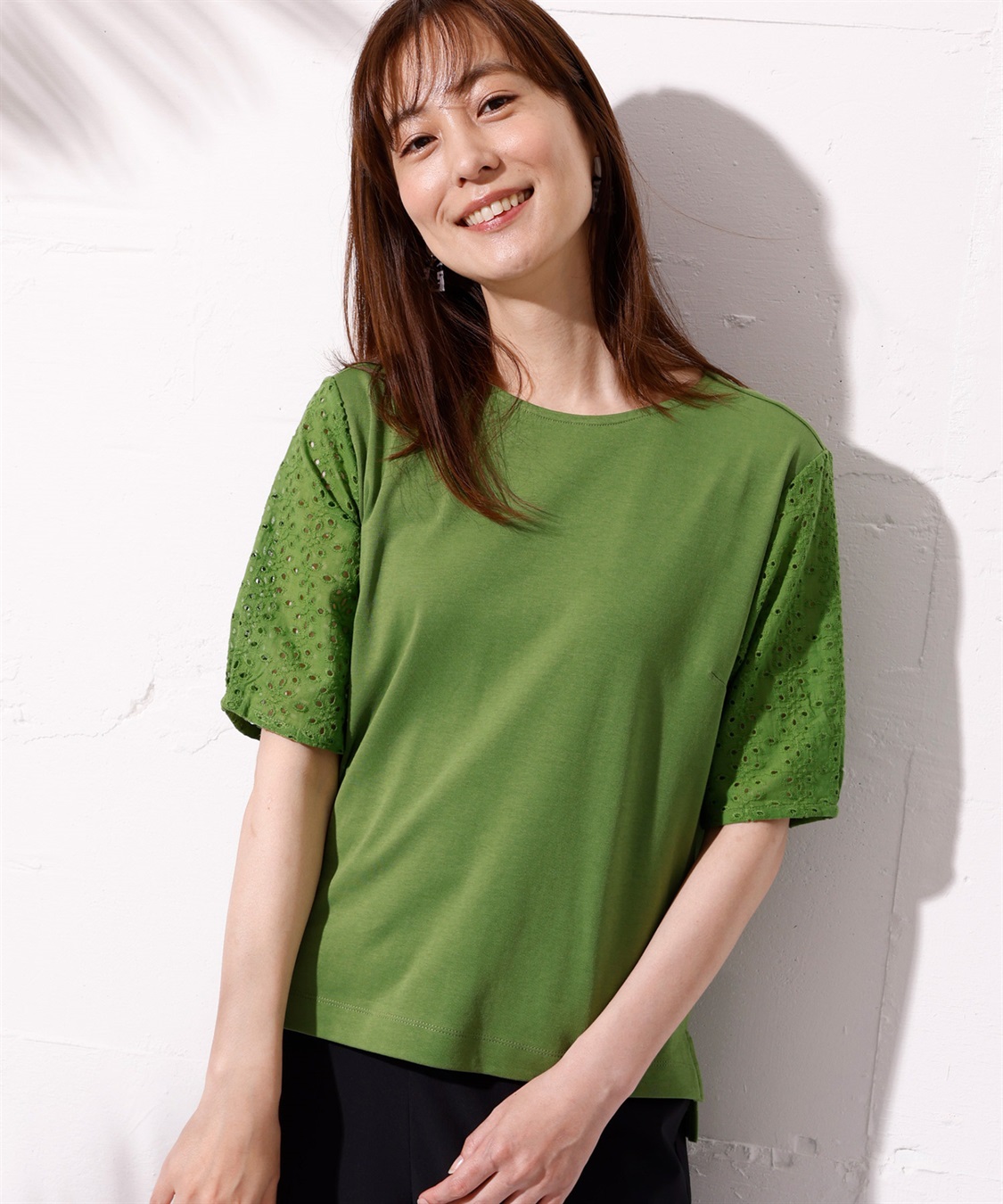 Petit Honfleur 刺しゅうスリーブプルオーバー_variation_3