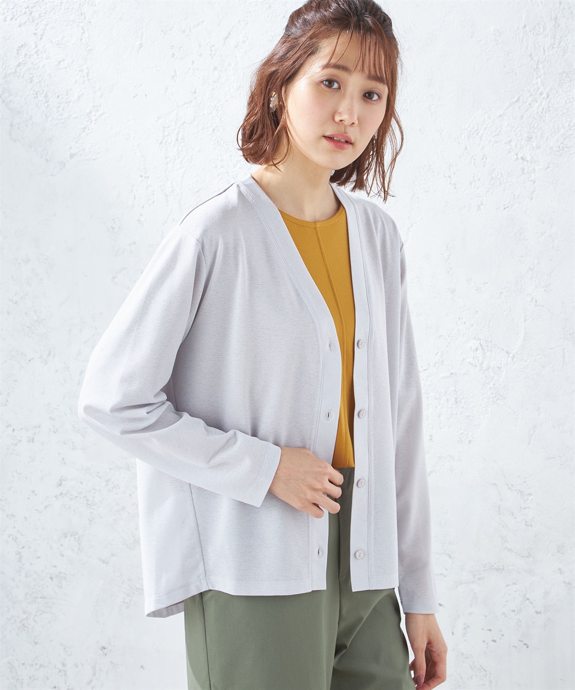 Petit Honfleur Vネックカーディガン_variation_1