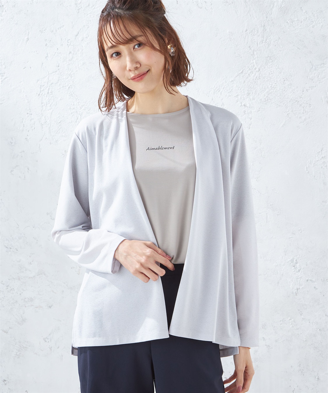 Petit Honfleur ミドル丈トッパーカーディガン_main