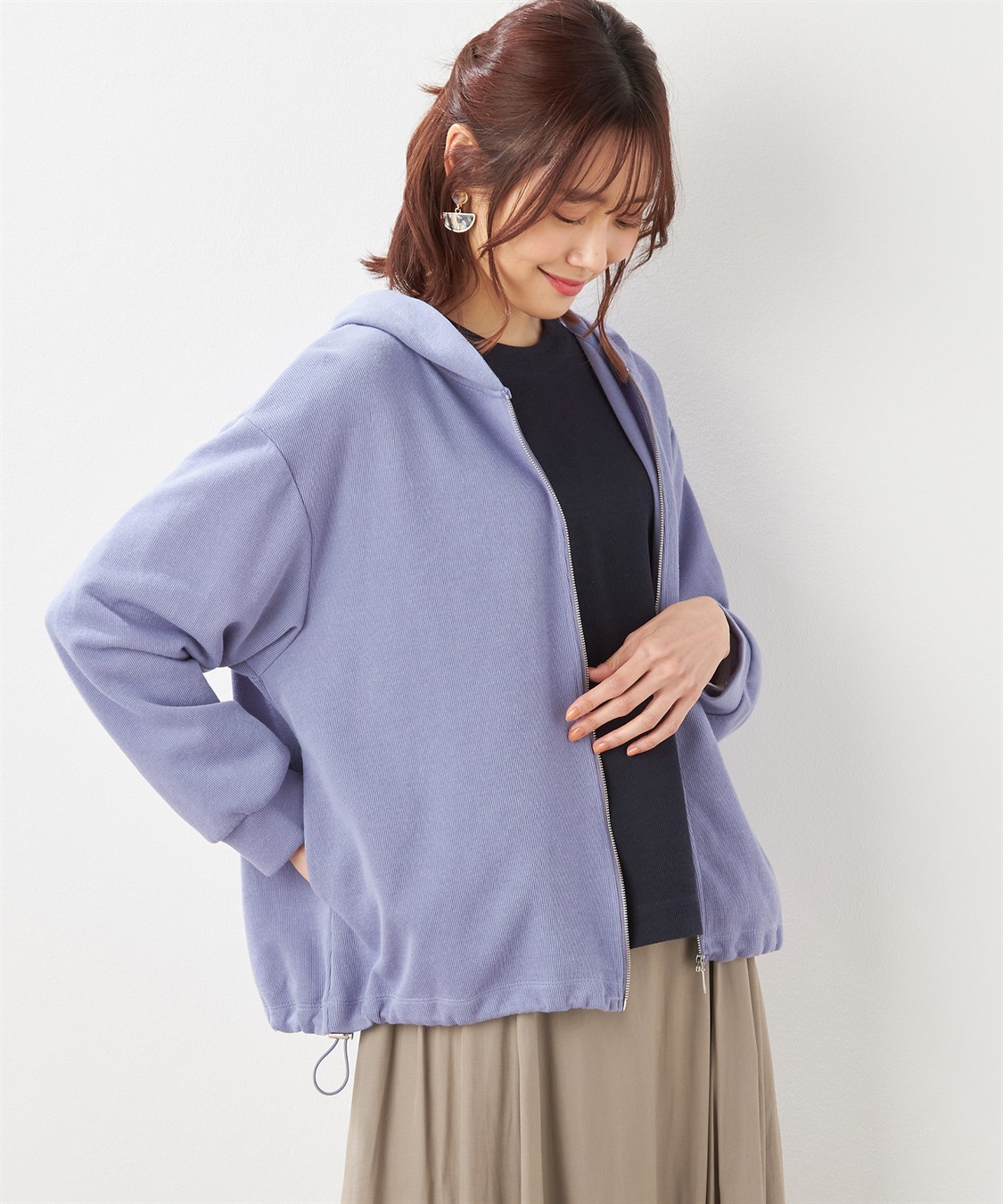 Petit Honfleur ジップパーカー_main