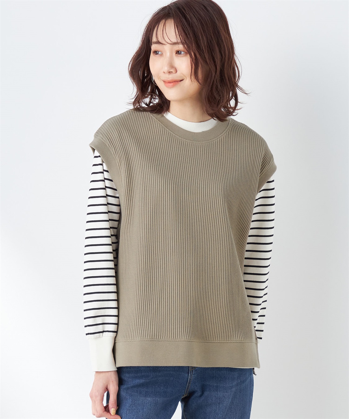 Petit Honfleur カットソーベスト_main