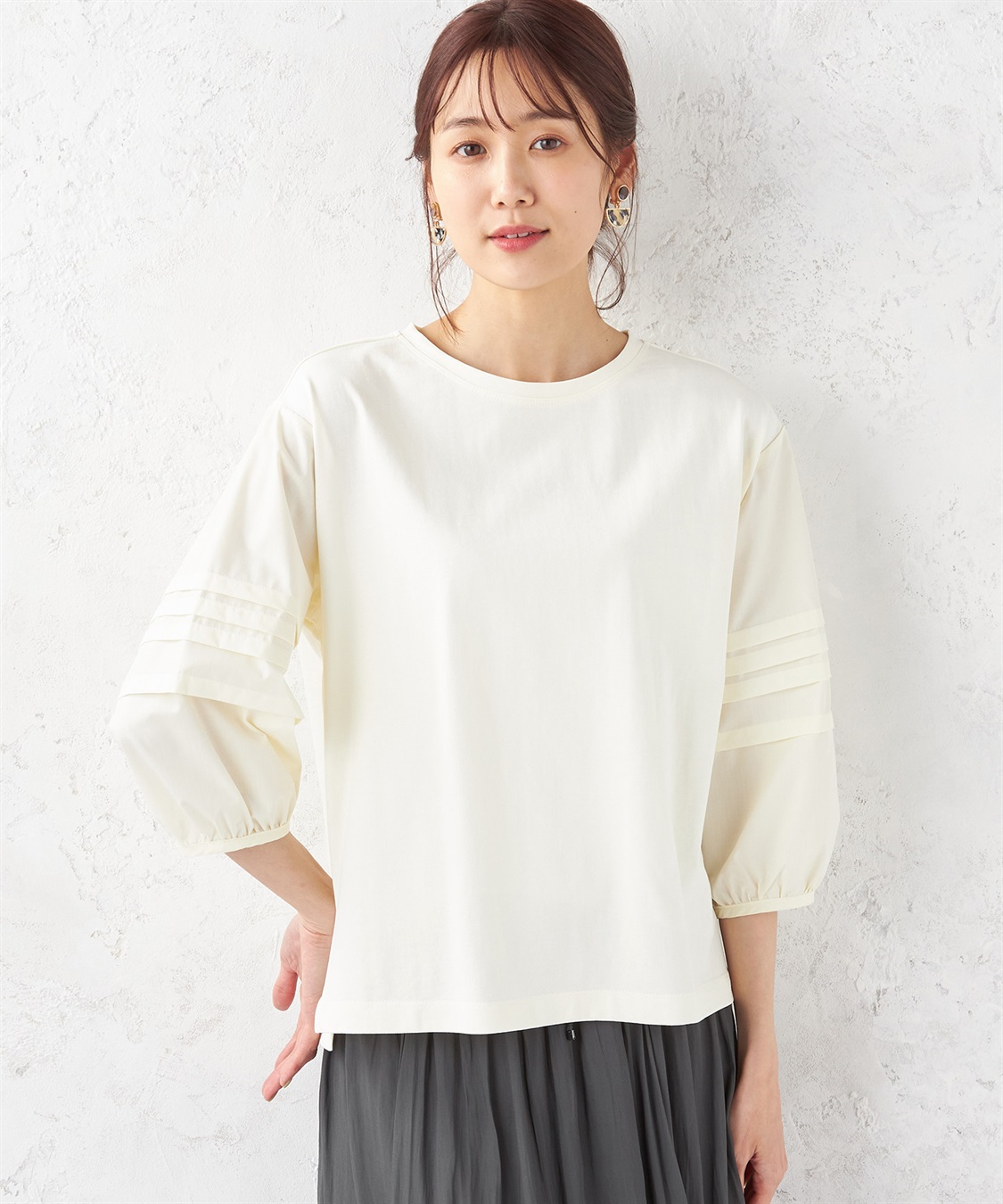 Petit Honfleur タックスリーブプルオーバー_main