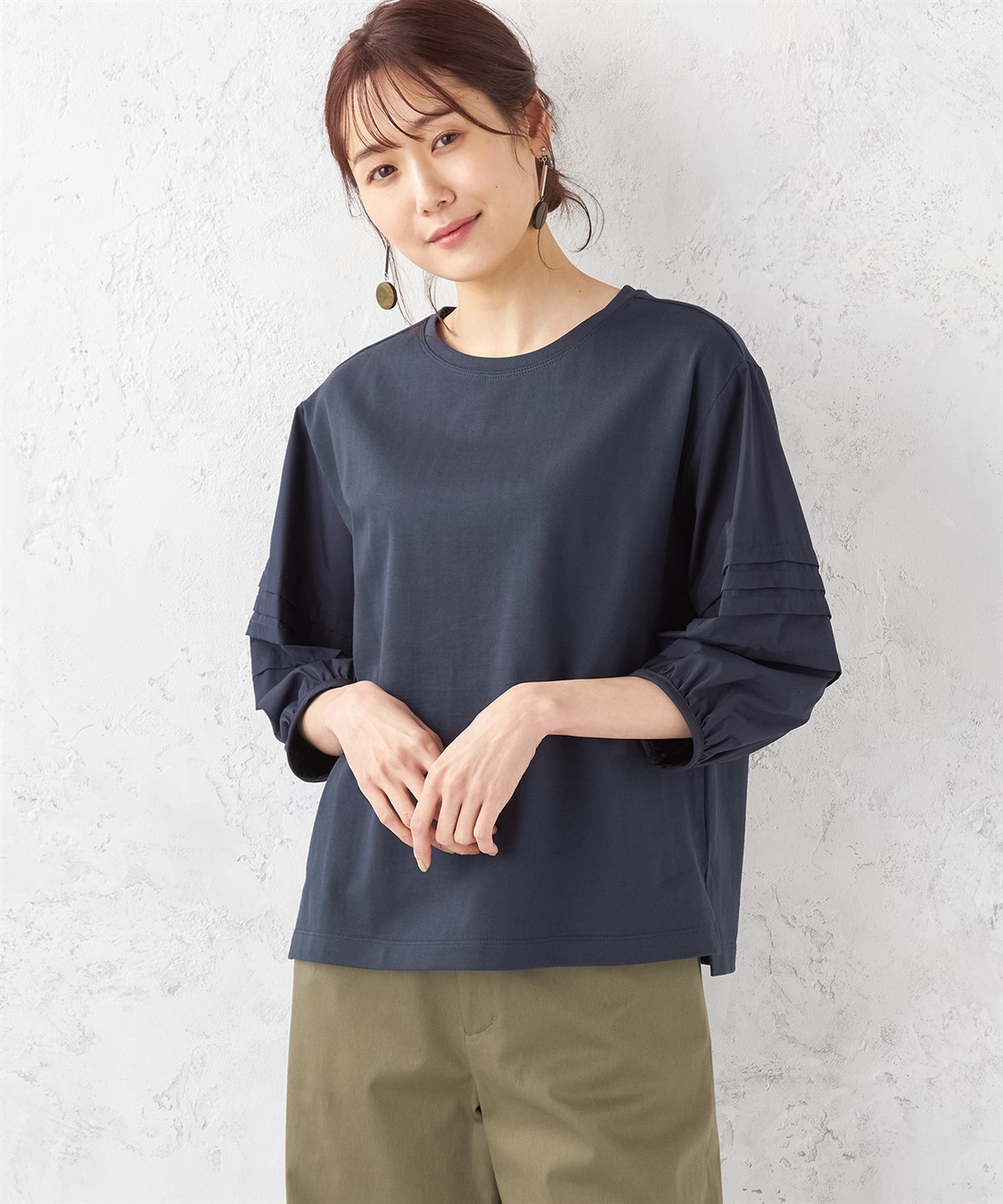 Petit Honfleur タックスリーブプルオーバー_variation_3