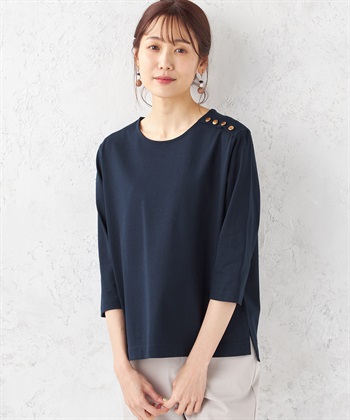 Petit Honfleur ボタンアクセントプルオーバー_variationthumb_2