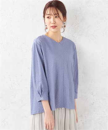 Petit Honfleur サッカーストライププルオーバー_variationthumb_1