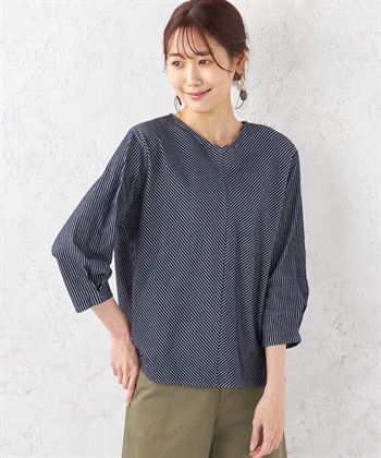 Petit Honfleur サッカーストライププルオーバー_variationthumb_2