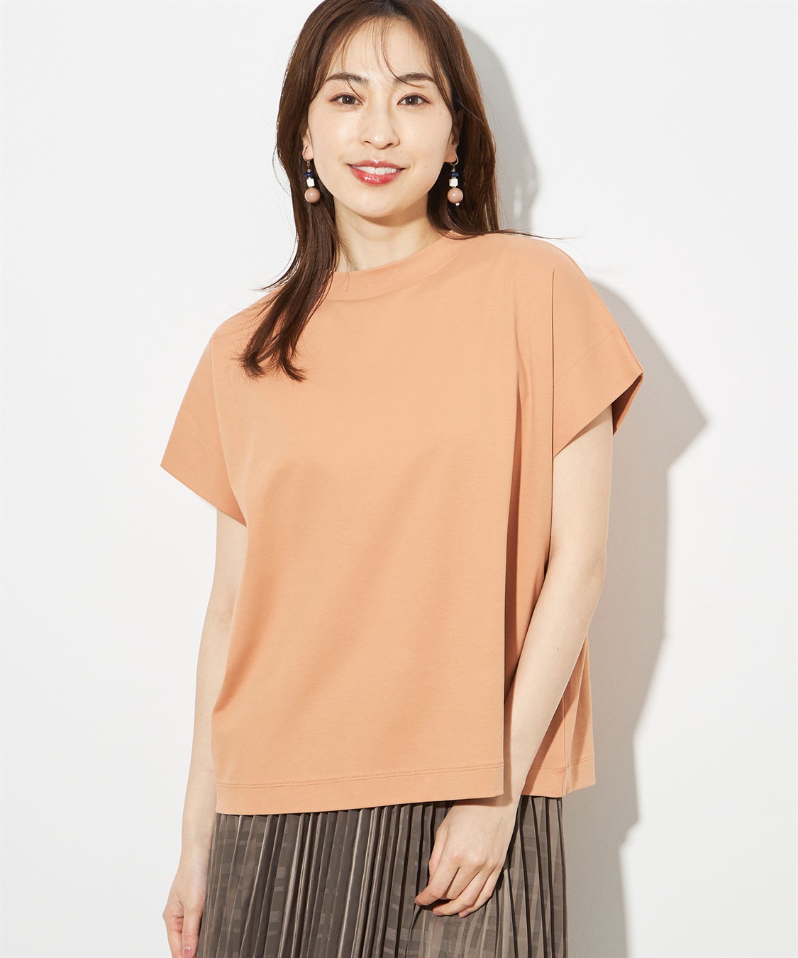 Petit Honfleur 【接触冷感】さらさらモックネックプルオーバー_variation_1