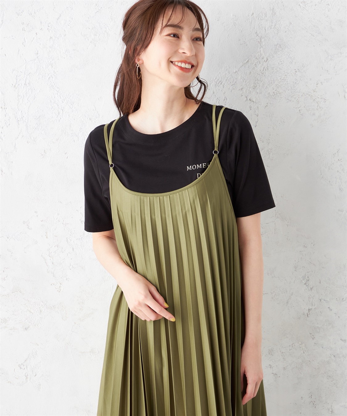 Petit Honfleur 【接触冷感】フレアロゴTシャツ_variation_2