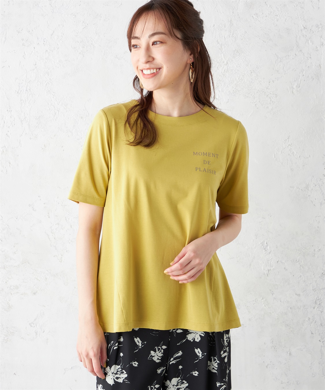 Petit Honfleur 【接触冷感】フレアロゴTシャツ_variation_3