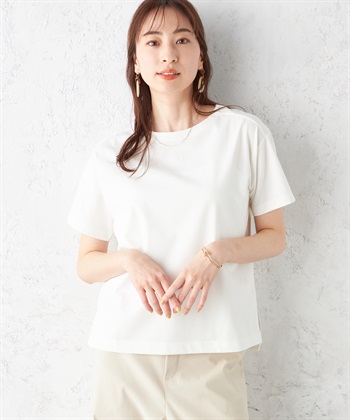 Petit Honfleur 汗じみ防止バックボタンプルオーバー_variationthumb_1