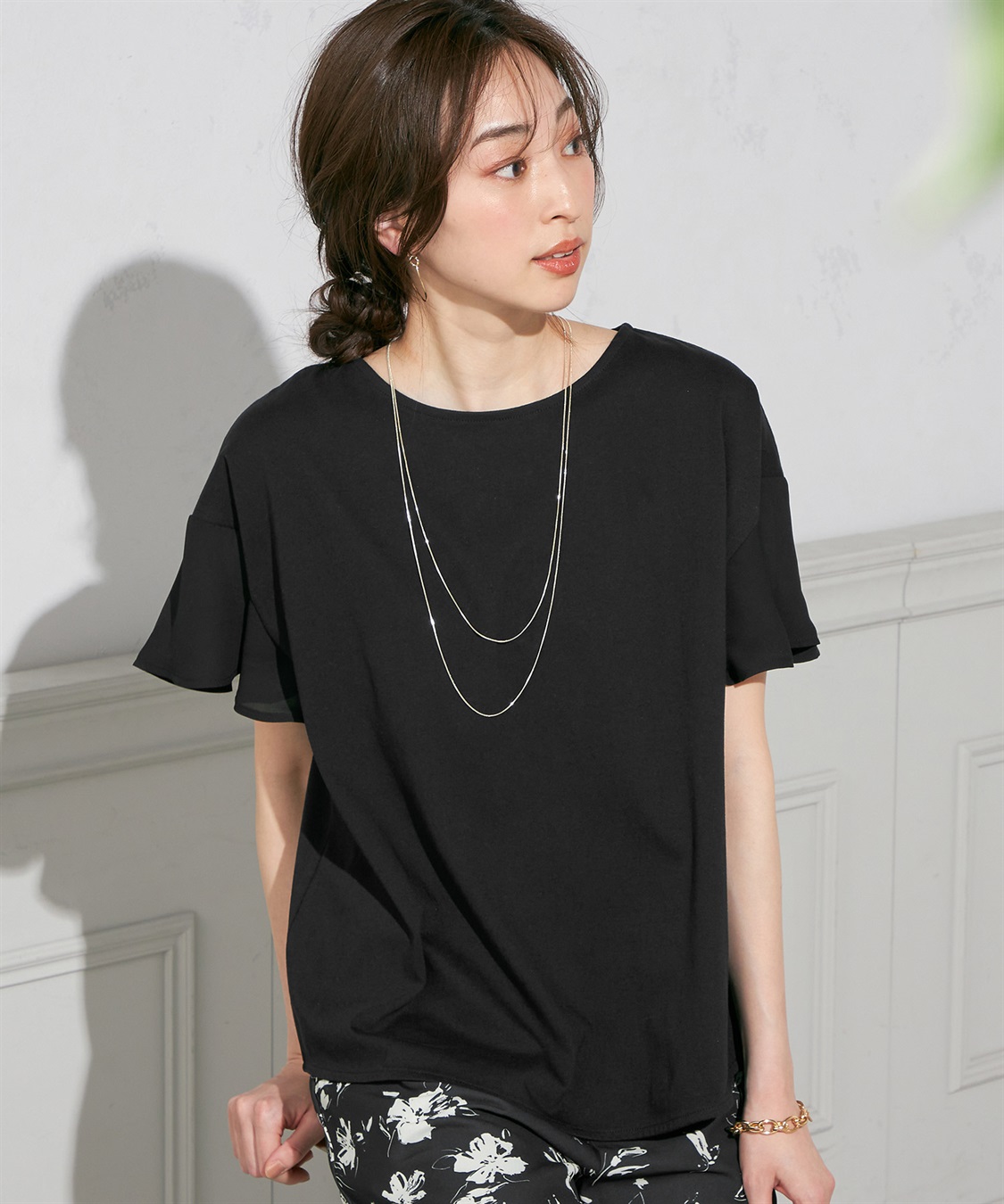 Petit Honfleur フレアスリーブプルオーバー_main