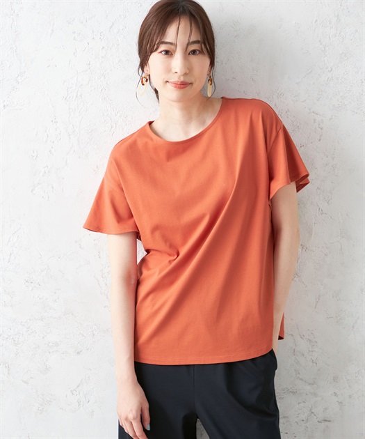 New肌色UVインナー　Fサイズ 接触冷感】【UV対策】ナノファインフレアスリーブプルオーバー Petit