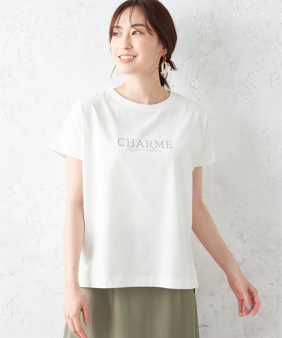 Petit Honfleur 【接触冷感】【UV対策】ナノファインロゴプルオーバー_variation_1