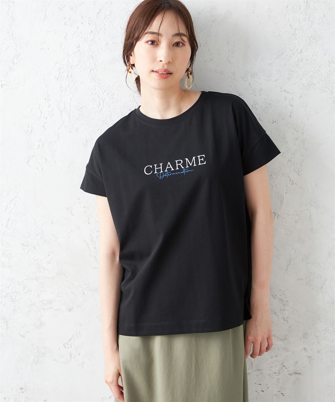 Petit Honfleur 【接触冷感】【UV対策】ナノファインロゴプルオーバー_variation_2