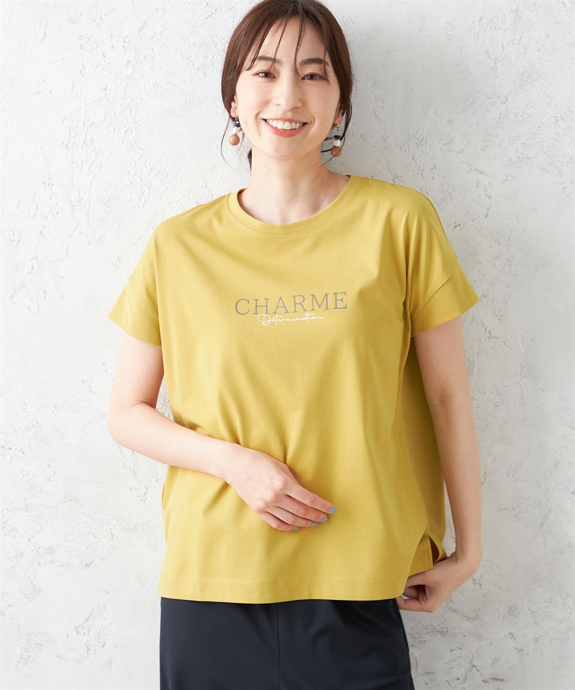 Petit Honfleur 【接触冷感】【UV対策】ナノファインロゴプルオーバー_variation_3