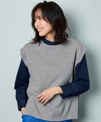 Petit Honfleur 畔編みニットベスト_variationthumb_1