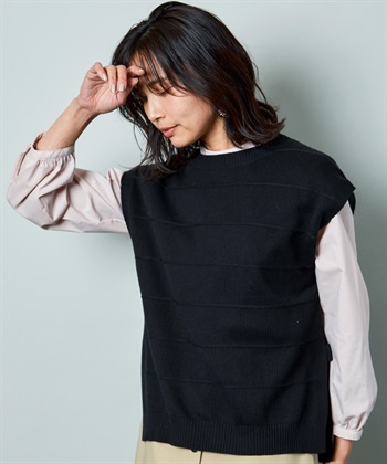 Petit Honfleur 畔編みニットベスト_variationthumb_2