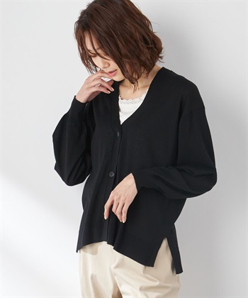 Petit Honfleur 【UVカット・接触冷感・ウォッシャブル】ゆるシルエットショートカーディガン_variationthumb_2