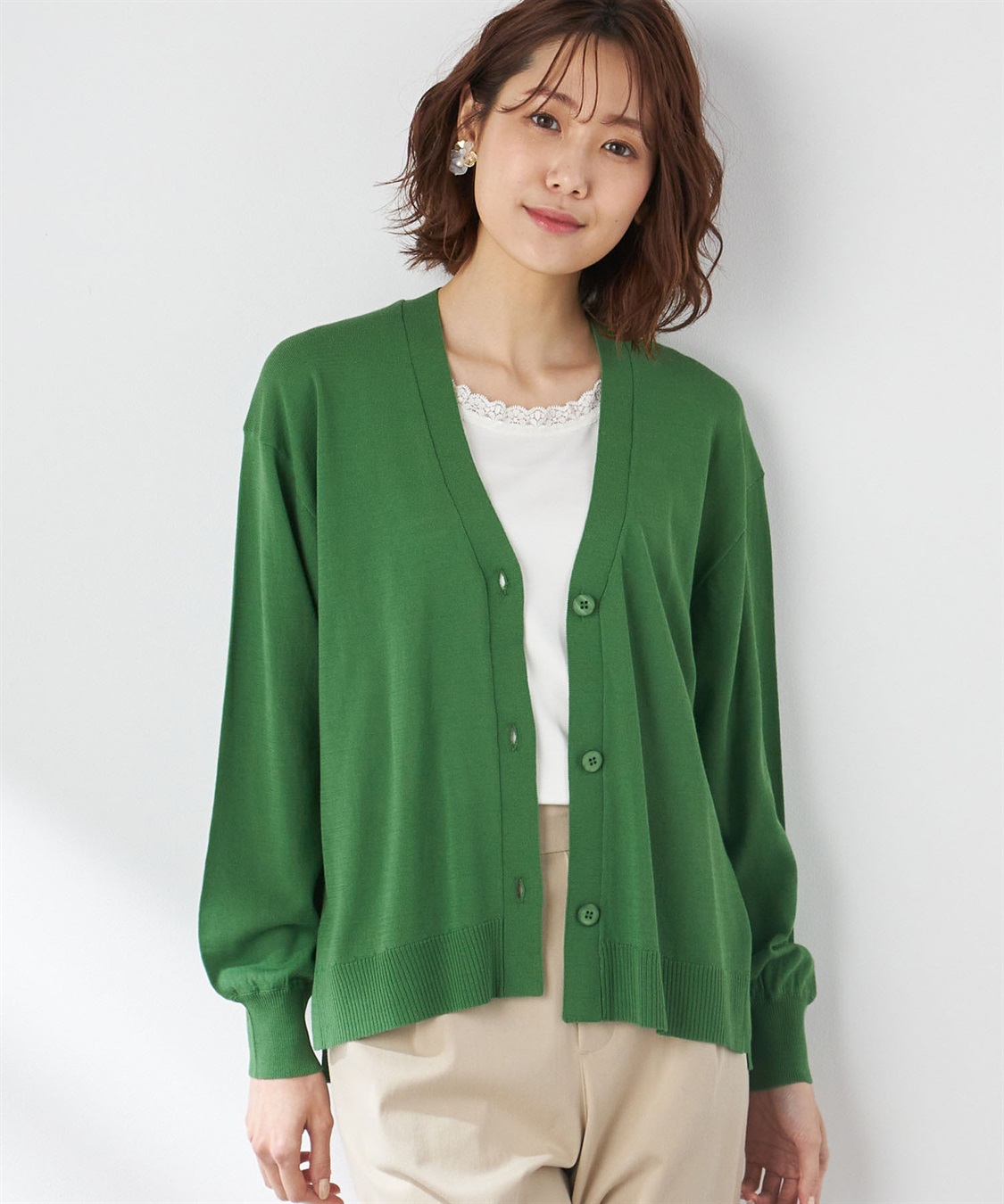 MARGARET HOWELL マーガレットハウエル *FINE LINEN 7分袖クルー
