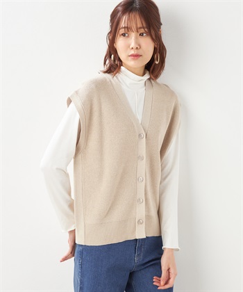 Petit Honfleur 畦編みニットベスト_variationthumb_2